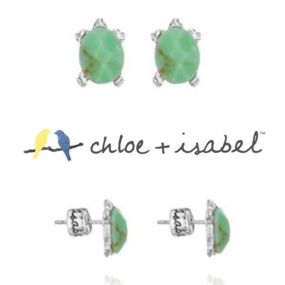 CHLOE + ISABEL TURTLE STUD EARRINGS